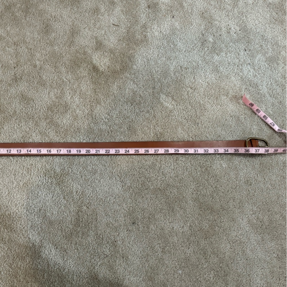 Anthropogie Mens Leather Oval Belt - Picture 2 of 10